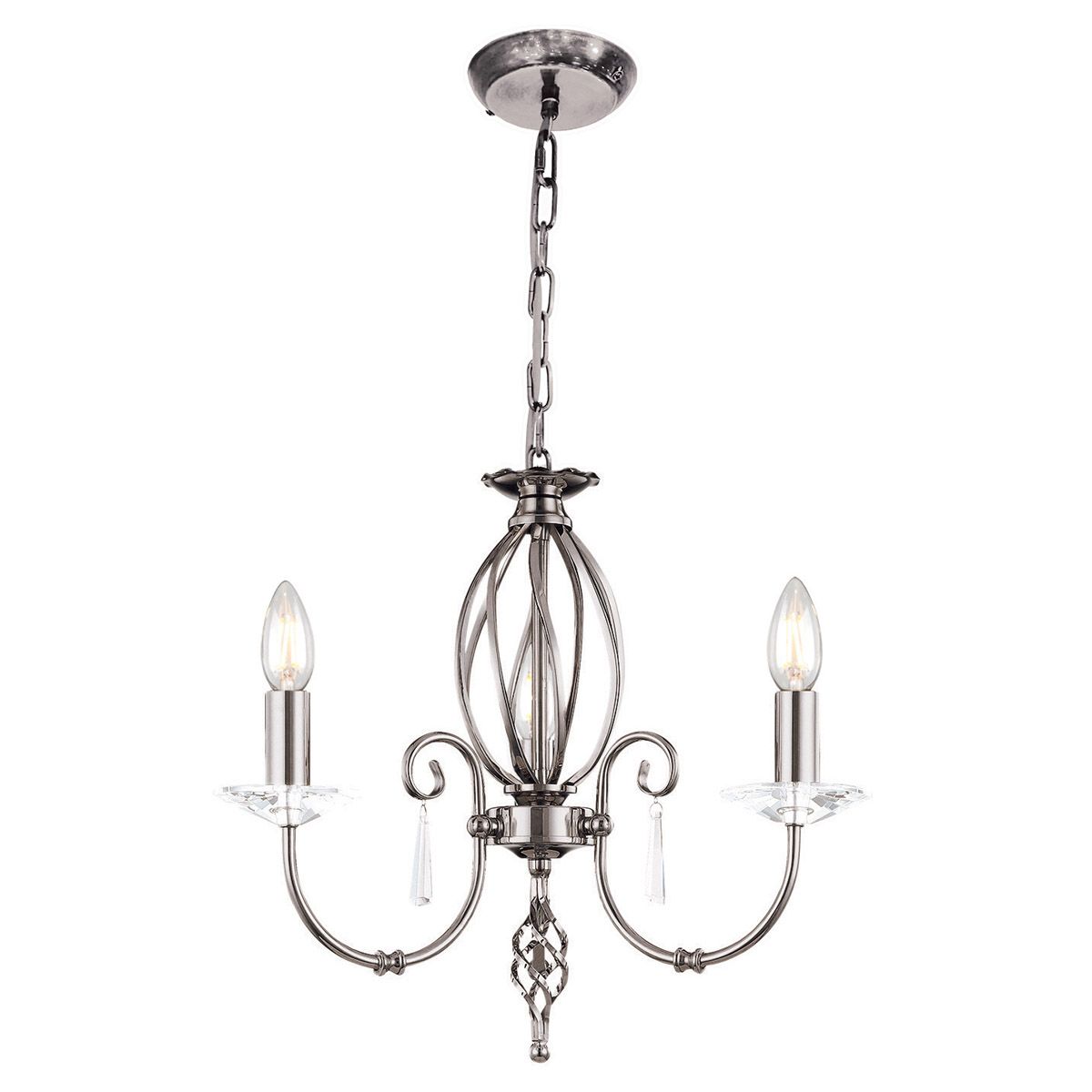 Elstead Lighting-AEGEAN-AG3-POL-NICKEL-ELSAG3-POL-NICKEL