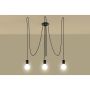 Sollux EDISON SL.0370 Závesná lampa 3x60W/E27