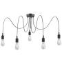 Lucide FIX 08408/05/30 Závesná lampa 5x60w/e27 ip20