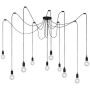 Lucide FIX 08408/10/30 Závesná lampa 10x60w/e27 ip20