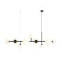 Aldex DIONE 9 BLACK 1092N1 Závesná lampa 9x40W/60W/E14/E27 IP20