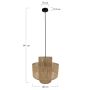 Dijk JUTE 104665 Závesná lampa 1x40W/E27 IP20