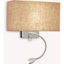 Ideal Lux HOTEL 103204 Stena svietidlo 1x60W/E27+1x1,5W/LED ip20