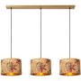 Lucide TANSELLE 10415/03/99 Závesná lampa 3x60w/e27 ip20