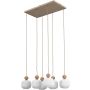TK Lighting BALLO 11052 Závesná lampa 6x10W/E14 IP20