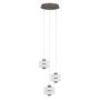 Nowodvorski LUNARI 11982 Závesná lampa 3x23W/LED 3000K 1000lm IP20