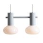 Aldex FLO 2 GREY S 7000H22_S Závesná lampa 2x10W/E14