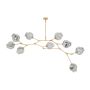 King Home SPLIT GOLD 1212S-9.SMOKY Závesná lampa 9x40W/E27 IP20