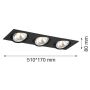 Argon OLIMP 1329 Vstavané downlight svetlo 3x6W/G9 IP20