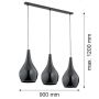 Argon SANTANA 1409 Závesná lampa 3x15W/E27 IP20