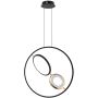 Altavola Design Seppia LA115/X_62_1+2_3k_black_gold Závesná lampa 1+2x45W/LED 3000K 2750lm IP20