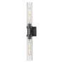 Cosmolight QUINCY W02873BK Stena svietidlo 2x40W/E27 ip20