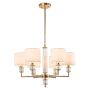 Cosmolight SUTTON P06385AU-WH Stropná lampa 6x40W/E14 ip20