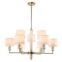 Cosmolight SUTTON P09378AU-WH Stropná lampa 9x40W/E14 ip20