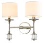 Cosmolight SUTTON W02477NI-WH Stena svietidlo 2x25W/E14 ip20