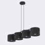 Emibig KARBON 1651/4 Závesná lampa 4x15W/E27 IP20