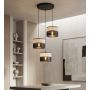 Emibig KARBON 1652/3PREM Závesná lampa 3x15W/E27 IP20