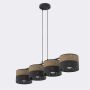 Emibig KARBON 1653/4 Závesná lampa 4x15W/E27 IP20