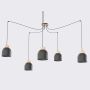 Emibig KRU 1626/5 Závesná lampa 5x15W/E27 IP20