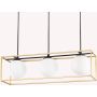 Ideal Lux LINGOTTO 198125 Závesná lampa 3x28W/E14 ip20