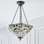 Endon METROPOLITAN 70777 Závesná lampa 3x60W/E27 IP20