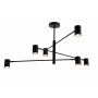 Zuma Line PEDRO PEN4104-6BK Stropná lampa 6x5W/GU10 ip20