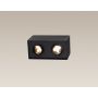 Maxlight BASIC SQUARE C0089 Natáčané downlight svetlo 2x50w/gu10 ip20