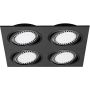 Zuma Line BOXY 20073-BK Vstavané downlight svetlo 4x15W/GU10/ES111 IP20