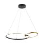 Zuma Line RANDO 20002P-GD Závesná lampa 1x36W/LED 3000K|4000K|6000K 2000lm IP20