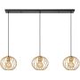Lucide DANZA 21428/03/02 Závesná lampa 3x40w/e27 ip20