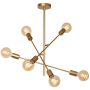Lucide LESTER 21119/06/02 Stropná lampa 6x40w/e27 ip20