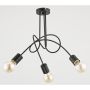 Alfa TANGO BLACK 23173 Stropná lampa 3x60W/E27