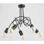 Alfa TANGO BLACK 23175 Stropná lampa 5x60W/E27
