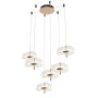 Altavola Design Mariposa LA102/CO6 Závesná lampa 6x36W/LED 3000K 2160lm IP20