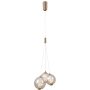 Italux Butero PND-34359-3-HBR-AMB Závesná lampa 3x12W/LED 3000K 1095lm IP20