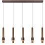Lucide MARGARY 24402/30/96 Závesná lampa 5x4.3w/led 2700k 2300lm ip20