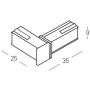 Zambelis MAGNETIC 22258 Spínač IP20