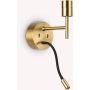 Ideal Lux SET UP 259857 Rameno na stenu 1x42W/E27+1x3W/LED ip20