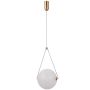 Italux Rastia PND-34361-L-HBR-OPAL Závesná lampa 1x12W/LED 3000K 1300lm IP20