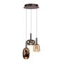 Paul Neuhaus IRIDES 2679-70 Závesná lampa 3x9W/LED 3000K 600lm IP20