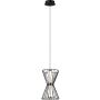 Italux Sanke PND-63849-2-BK Závesná lampa 1x8W/LED 3000K 380lm IP20