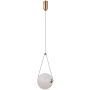 Italux Rastia PND-34361-M-HBR-OPAL Závesná lampa 1x9W/LED 3000K 975lm IP20