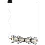 Italux Sanke PND-63849-4-BK Závesná lampa 1x15W/LED 3000K 600lm IP20