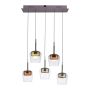 Paul Neuhaus Q-KON 2743-70 Závesná lampa 5x6W/LED 2700K-5000K 650lm IP20