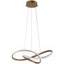 Italux Consa PND-19221C-GD Závesná lampa 1x40W/LED 3000K/4000K/6000K 3400lm IP20