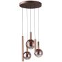 Italux Camino PND-24038-5A-COPP Závesná lampa 5x30W/LED 3000K 2136lm IP20