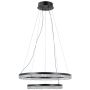 Italux Barlo PND-34526-2L-BK Závesná lampa 2x36W/LED 3000K/4000K/6000K 3100lm IP20