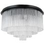 Italux Naute PLF-40931-9A-BK Stropná lampa 9x40W/E14 IP20