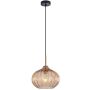 Italux Pansol PND-2940-1S-BRO-AMB Závesná lampa 1x40W/E27 IP20