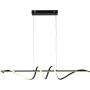 Italux Bastelo PND-24154-BK Závesná lampa 1x40W/LED 3000K/4000K/6000K 3400lm IP20